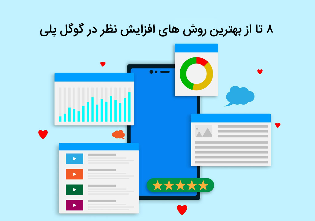 آشنایی با بهترین روش های افزایش نظر در گوگل پلی